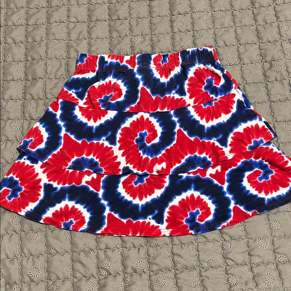 Colorful Tie-Dye Kids Skirt - Picture 3 of 3